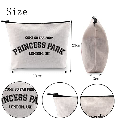 POFULL Princess Park Gift Come So Far From Princess Park London, UK Cosmetic Bag Princess Park Vacation Gift (Come So Far From Princess bag)