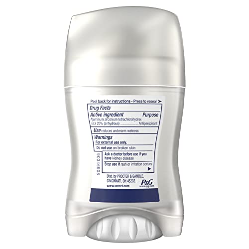 Secret Clinical Strength Antiperspirant and Deodorant Women, Lavender, 72 Hr Invisible Solid, 1.6 oz