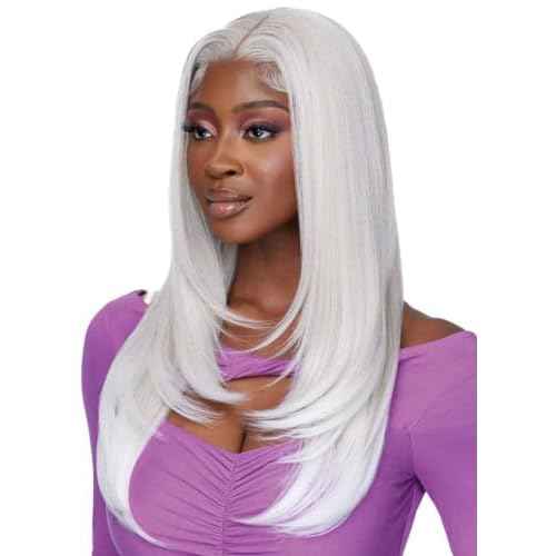Outre Lace Front Wig - Perfect Hair Line 13X4 - Swoop Series - Swoop 1 (SWEDISH BLONDE)