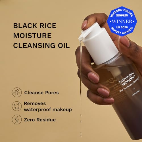 HARUHARU Black Rice Cleansing Oil - Double Cleanse Makeup Remover