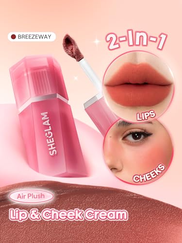 SHEGLAM Air Plush Lip & Cheek Cream - Breezeway 403