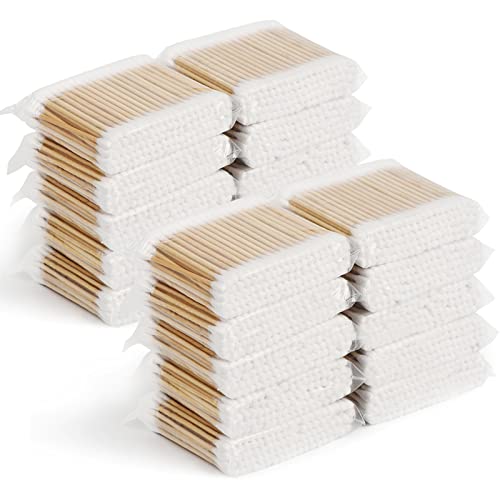 Eco-Friendly Double-Tipped Cotton Swabs - 2000 Count | Biodegradable