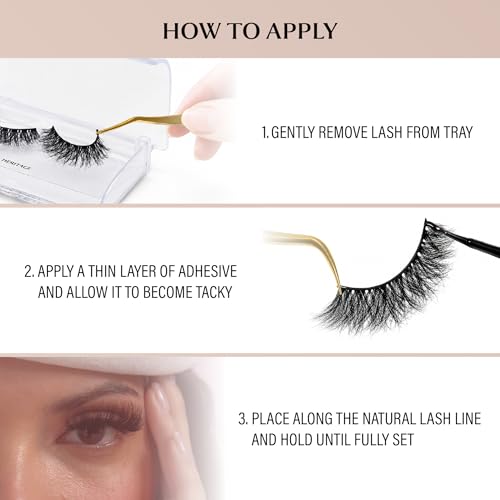VLuxe Cashmere Mink Eyelashes - Soft Faux Mink Strip Lash