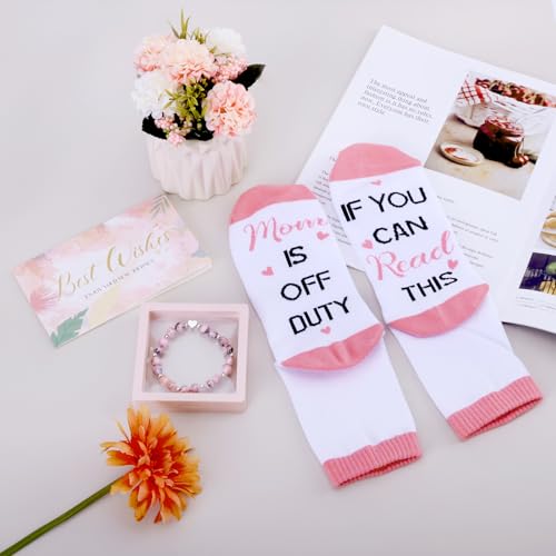 Best Mom Ever Gifts Mothers Day from Daughter Son Birthday Thank You Gift Basket for Mother in Law, Women, New Mom Valentines Gift Box for Wife from Husband with Canvas Tote Bag Tumbler Sock