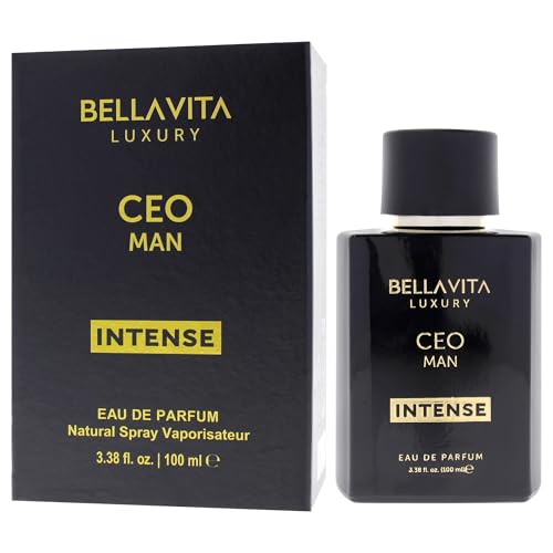 Bella Vita Luxury CEO Intense Men’s Eau de Parfum 100ml - Long Lasting Aromatic Fragrance