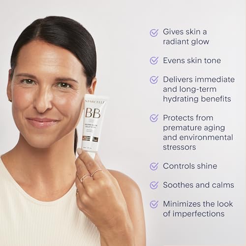 Marcelle Golden Glow BB Cream - Universal Tinted Moisturizer for Sensitive Skin 45mL