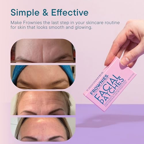Frownies Forehead Wrinkle Patches & Rose Water Hydrator Kit (144 Ct)
