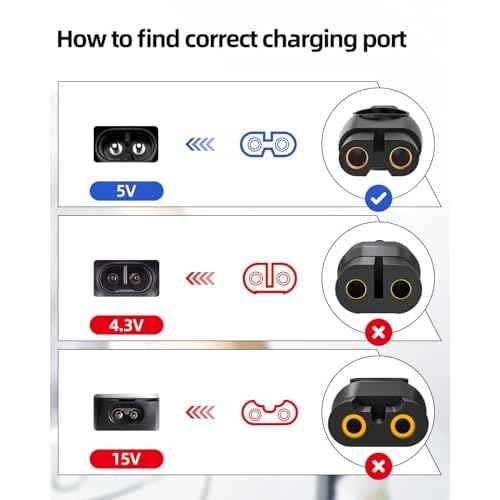 5V 5FT USB Charger Cord Fit for Philips Norelco 2000 2400 2600 3600 3900 5400 5000X 7200 i9000 Wet & Dry Electric Shaver Series 3000 5000 7000, Fit for Phillips QP2724 QP2834 Trimmer Razor Power Cord