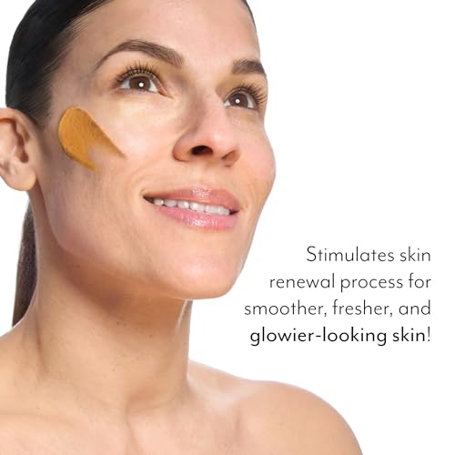 Bliss Pumpkin Powerhouse & Resurfacing Enzyme Mask - 10% AHA Pumpkin Blend with Prebiotics and Hyaluronic Acid for Smooth, Glowing Skin - Vegan, Clean, Cruelty-Free (1.7 Oz)