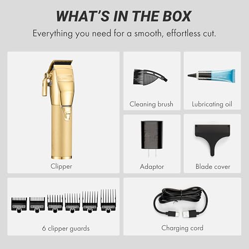 BaBylissPRO GOLDFX+ Professional Cord/Cordless Hair Clipper