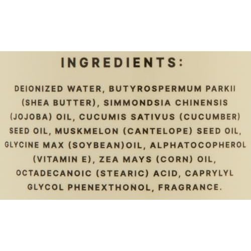 RA COSMETICS Shea Butter Body Lotion with Cucumber Melon & Jojoba Oil Hand & Body Moisturizer with Vitamin E 6 oz