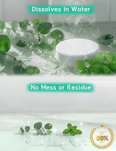 Aromatherapy Shower Steamers 15 Pack - Menthol & Eucalyptus