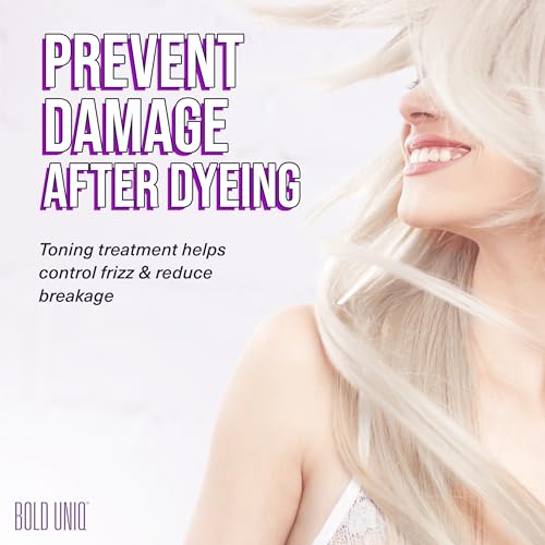 Bold Uniq Purple Hair Mask - Toning Treatment for Blonde & Gray Hair