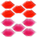 Lip Shaped Ice Pack for Post-Procedure Swelling & Bruising,Reusable Gel Cold Compress for Soothing Relief After Lip Filler,Injections,Small & Flexible for Face & Eyes