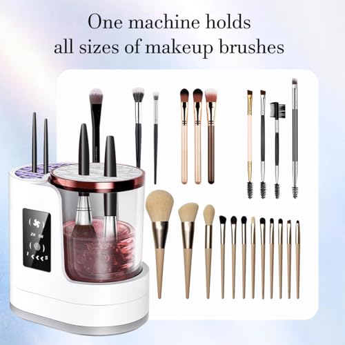 Electric Makeup Brush Cleaner & Dryer Machine - USB Auto Wash