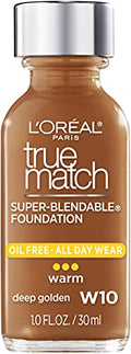 L'Oreal True Match Super-Blendable Liquid Foundation W10 Deep Golden