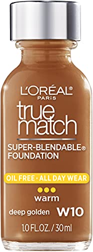 L'Oreal True Match Super-Blendable Liquid Foundation W10 Deep Golden