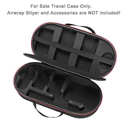 RLSOCO Hard Case for Dyson Airwrap Complete Long/Complete Styler HS08 HS05 HS01,NOT for Dyson Airwrap i.d. - Fits 4pcs Long Barrels or Short Barrels - Black (Case Only,Hair Styler is not Included)