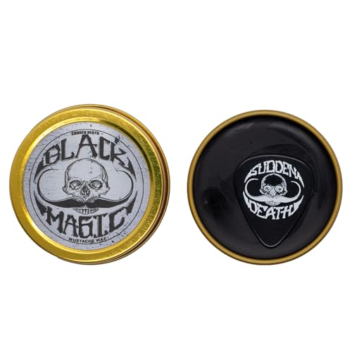 THE VINTAGE GROOMING CO. Sudden Death & Black Magic Sudden Death No Heat Needed Mustache Wax Set