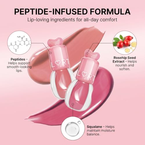 #OOTD FLRT Peptide Lip Tint - Glass Glow Hydrating Stain, 3g