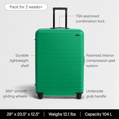 Away Large Checked Luggage 29-Inch Hardside Spinner Suitcase