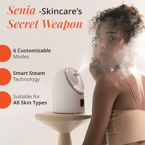 Vanity Planet Senia Hot and Cold Facial Steamer | 6-Mode Smart Steam
