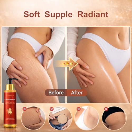 Firming Oil - SkinTightening & Hydrating, for Arms, Legs, Stomach, Deep Moisturizing Body Oil (2 Pack)
