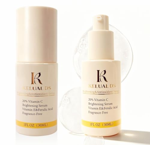KELUAL DS Vitamin C Serum 20% - Brightening Face Serum 1.0 OZ