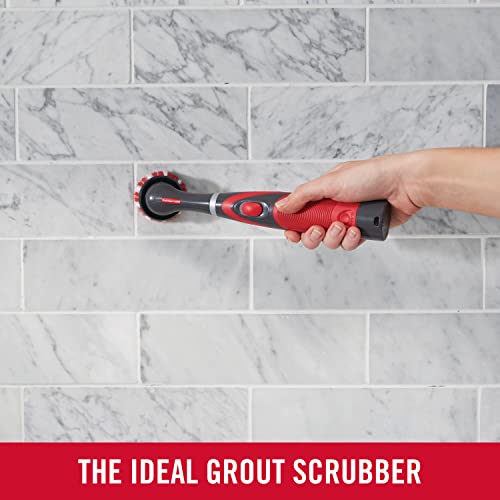 Rubbermaid Reveal Power Scrubber 18-Piece Kit, Cordless Electric Battery Powered Scrub Brush, Water Resistant, for Home/Kitchen/Bathroom/Grout/Tile/Shower/Tub