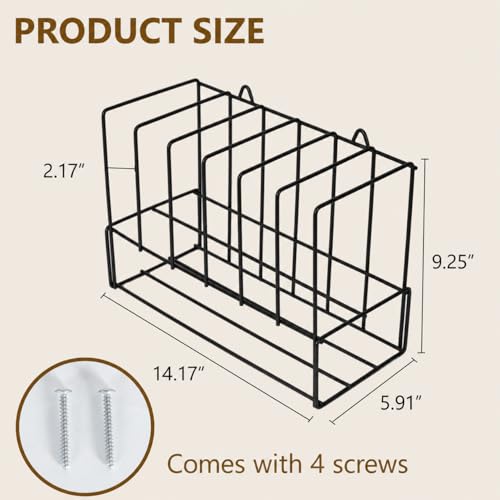 Meudid Hair Color Organizer Wall Rack - 2 Pack Salon Storage