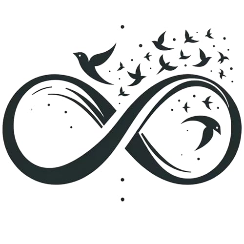 Waterproof Temporary Tattoos - 6 Sheets, Long-Lasting Fake Tattoos