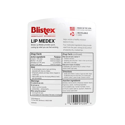 Blistex Lip Medex.25 oz Pack of 24