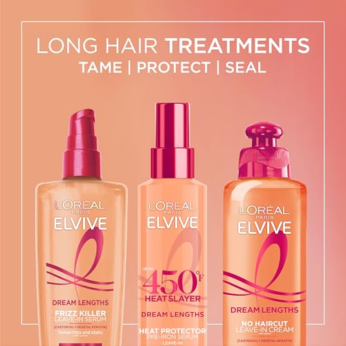 L'Oreal Paris Elvive Dream Lengths Frizz Killer Leave-In Serum 3.4oz