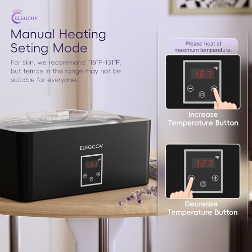 Paraffin Wax Machine Bath Kit for Hands & Feet - 4000ml Rapid Heating