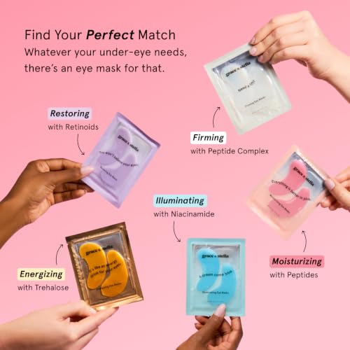 Grace & Stella Under Eye Patches - 24 Pairs Vegan Eye Mask