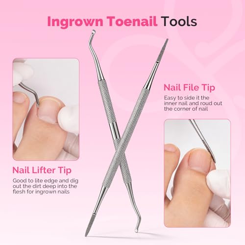 MelodySusie Lavender Nail Care Kit 13Pcs Nail Prep & Cuticle Remover Set