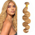 #27 Honey Blonde Body Wave Human Hair Bundle - 28 Inch, 50g