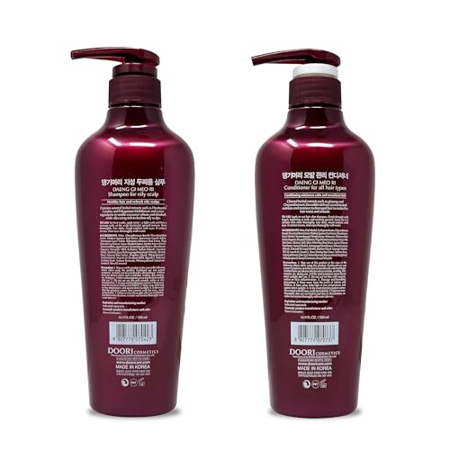 Daeng Gi Meo Ri- Oily Scalp Care Shampoo & Conditioner Set, Refreshing and Strengthening the Oily Scalp, Reducing Dandruff, Nourishing and Promoting Hair Growth,16.9 fl oz (500ml) Each