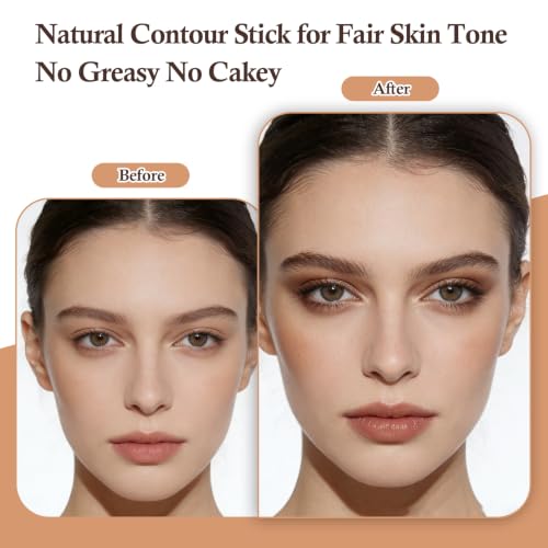 Beauty Shape Contour Stick – Dual-Use Creamy Formula, Shade 01 Fair