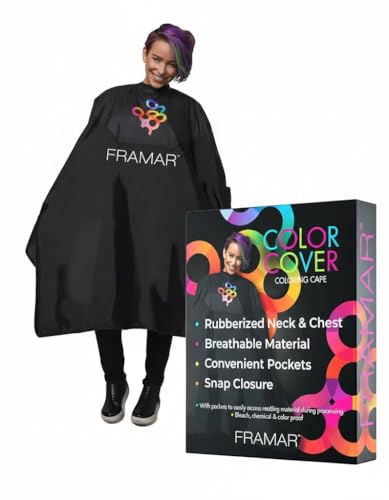 FRAMAR Color Cover Salon Cape – Hair Dye Protection