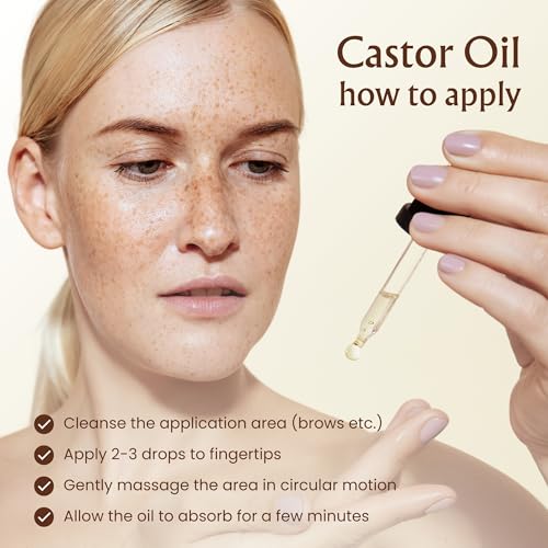BodyJ4You Organic Castor Oil 4oz with Lash & Brow Kit