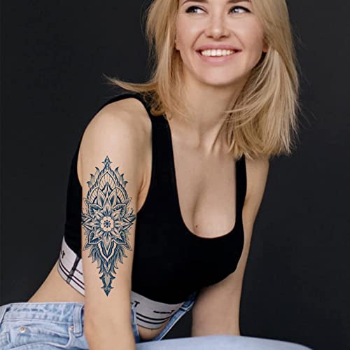 Aresvns Henna Temporary Tattoos - Waterproof, 2-3 Week Lasting