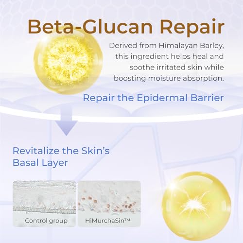 2-Step Ferment & Niacinamide Repairing Ampoule Mask (1.5ml+33mlx5PCS) - Hydrating Mask with Ferment for Skin Recovery and Redness Reduction