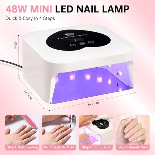UV Nail Lamp 48W Auto-Sensor Gel Polish Curing Light