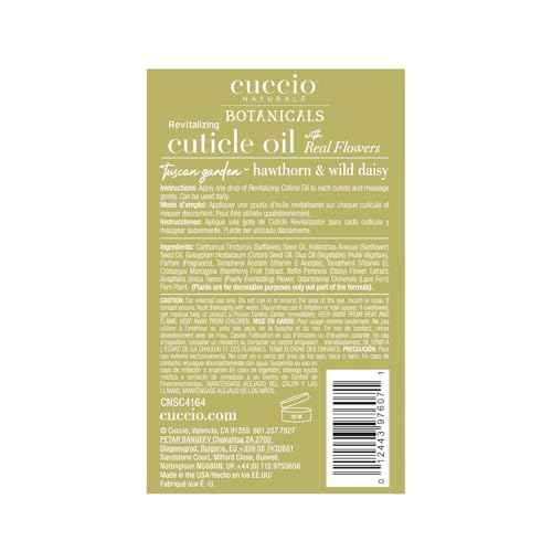 Cuccio Naturale Italian Garden Collection Revitalizing Cuticle Oil ? Tuscan Garden with Hawthorn & Wild Daisy ? Hydrating and Nourishing Cuticle Oil for Stronger, Healthier Nails ? 2.1 oz