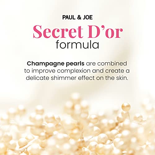 Paul & Joe Moisturizing Foundation Primer, ?Lightweight Makeup Primer, Sheer and illuminating Foundation Makeup, Face Makeup Base for Fair Complexions & Pink Undertones, Primer S 01 Peach, 1 fl oz