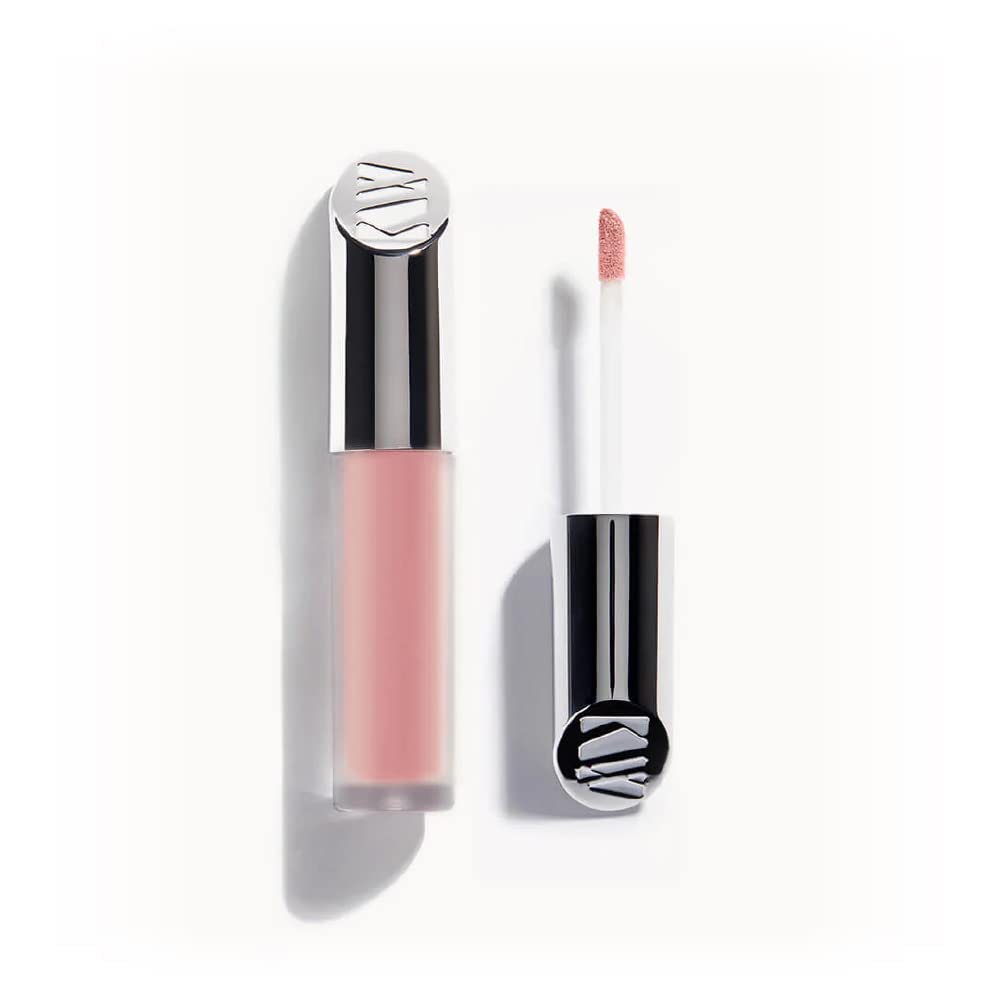 Kjaer Weis Matte Liquid Lipstick - Long Lasting Lipstick for Women, Pale Pink Nude Lip Stain - Glides on like Lip Gloss. Smudge Proof with Soft Matte Lip Stick Finish. Organic Makeup (Honor Iconic)