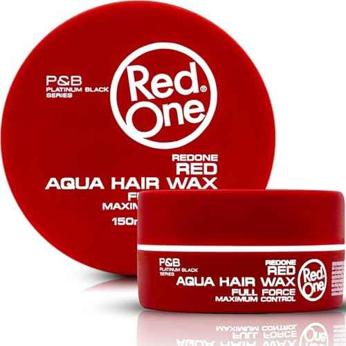 Redone Hair Wax Red 150ml | Ultra Hold & Maximum Control | High Shine Styling Wax for Men & Women | Edge Control & Non-Sticky Finish | Strawberry Scent | Professional Barber Hair