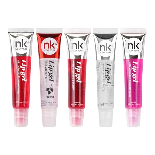 NICKA K Hydrating Lip Gel Variety Pack of 5