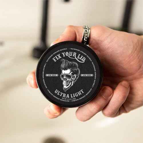 Fix Your Lid Ultra Light Pomade for Men - Water-Based Pomade with Low Hold and Low Shine - Match All Men¡¯s Hair Types & Styles - Easy to Wash Out - 3.75 oz